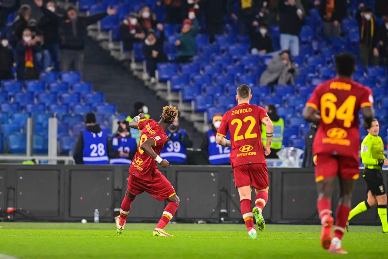 abraham zaniolo roma lecce