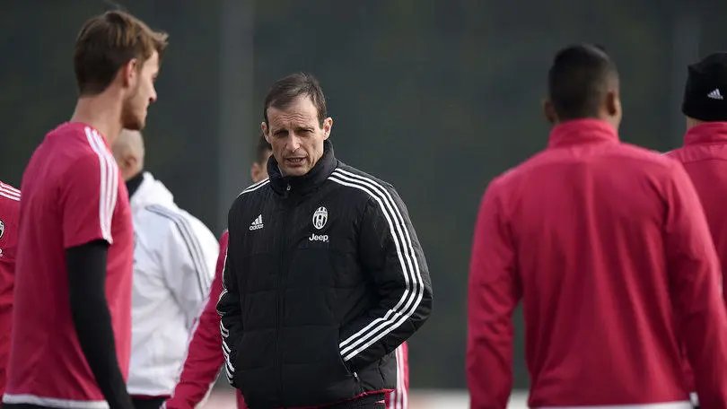 allegri allenamento juve