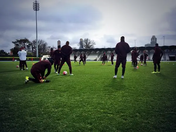 allenamento australia tourne