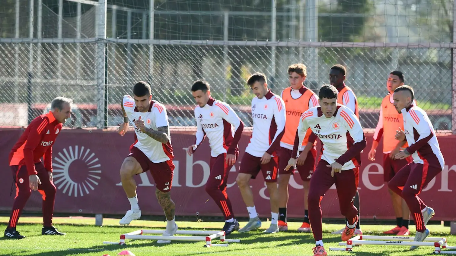 allenamento roma trigoria