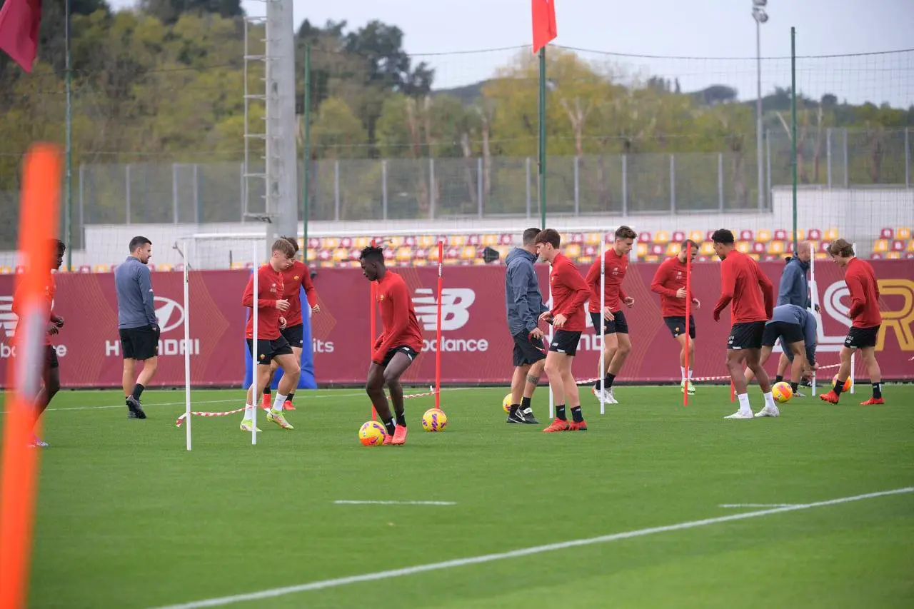 allenamento trigoria 5 11