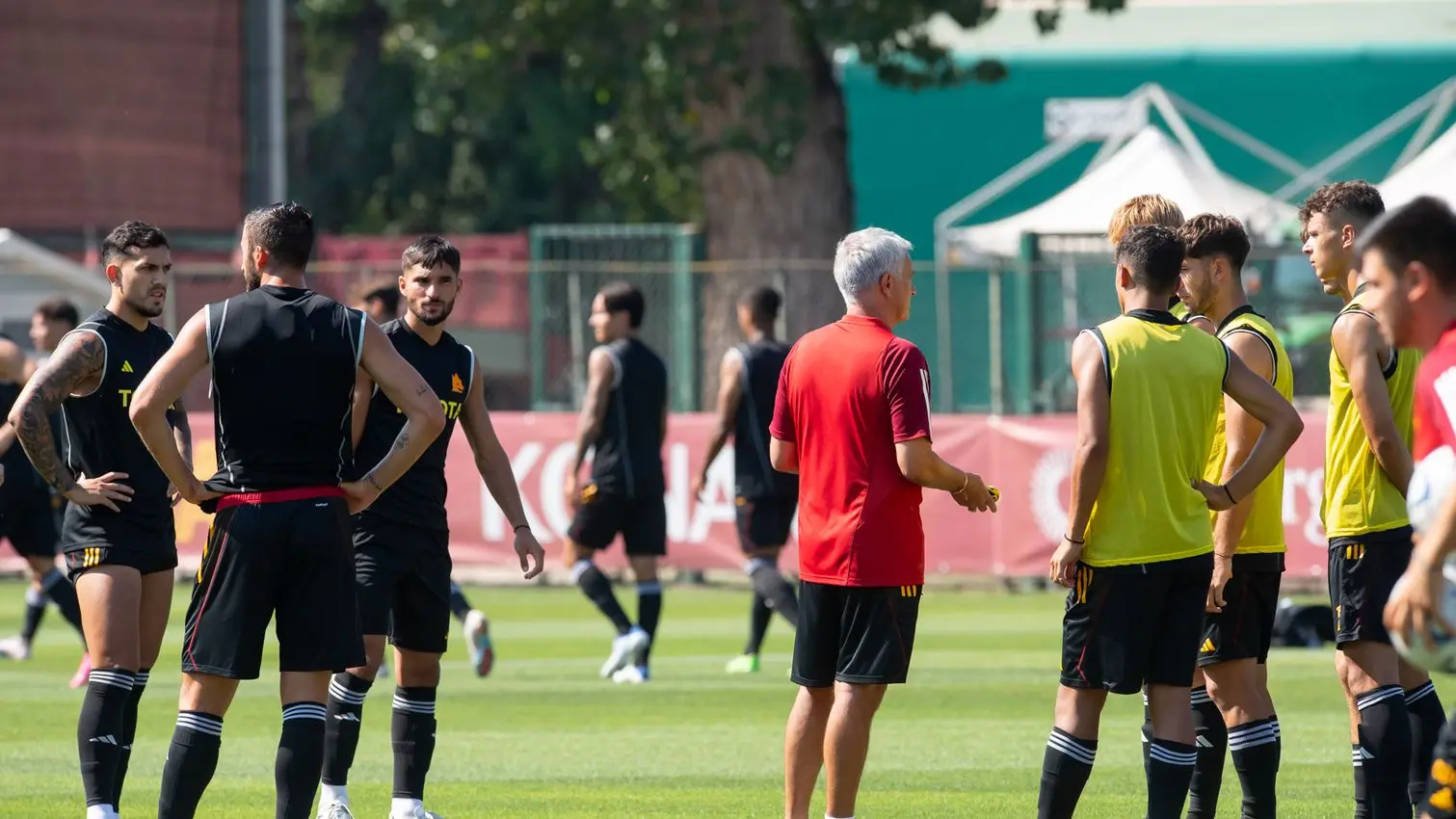 allenamento trigoria roma