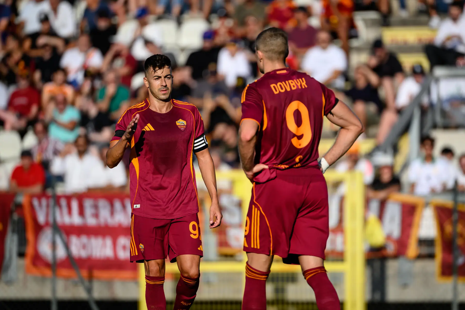 amichevole roma cannes el shaarawy dovbyk