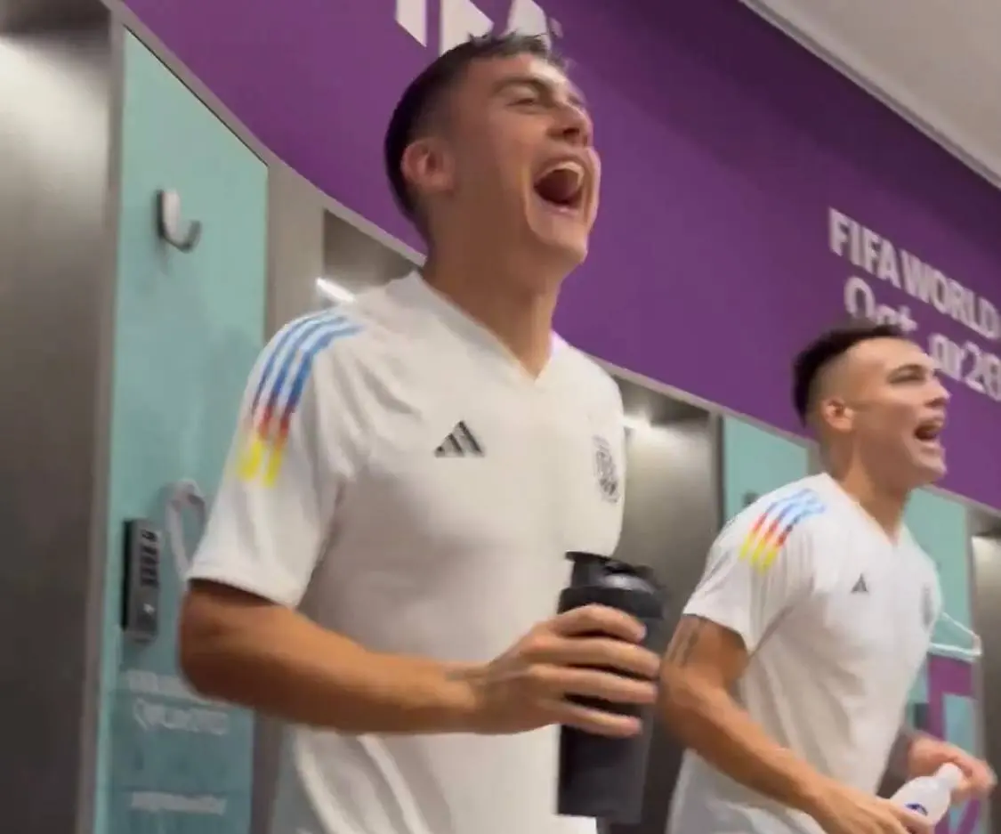 argentina dybala spogliatoio