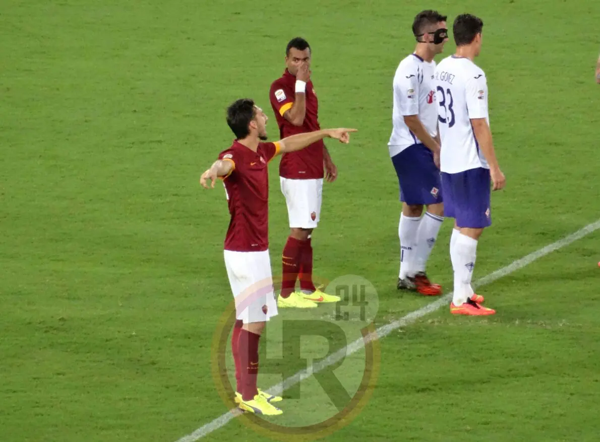 astori cole urla roma fiorentina