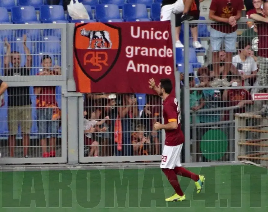 astori sotto la curva presentazione roma fenerbahce 190814