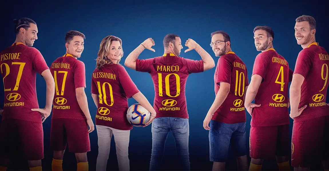 back sponsor roma