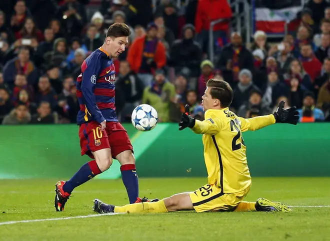 barcellona roma messi gol 2