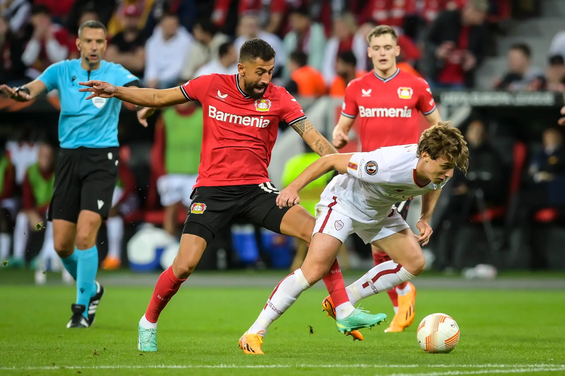 bayer leverkusen roma bove