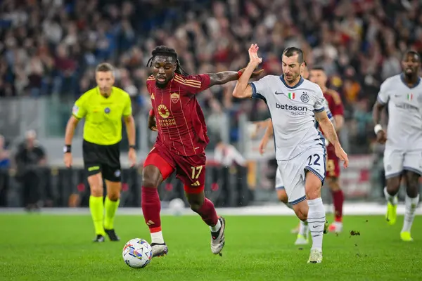 big kone e mkhitaryan roma inter