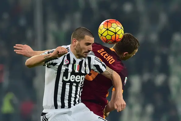 bonucci dzeko juve roma