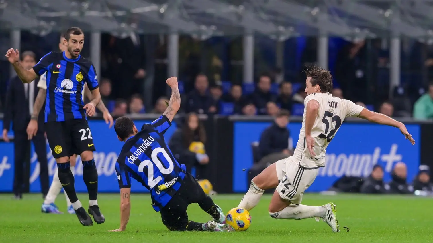 bove calhanoglu inter roma fallo