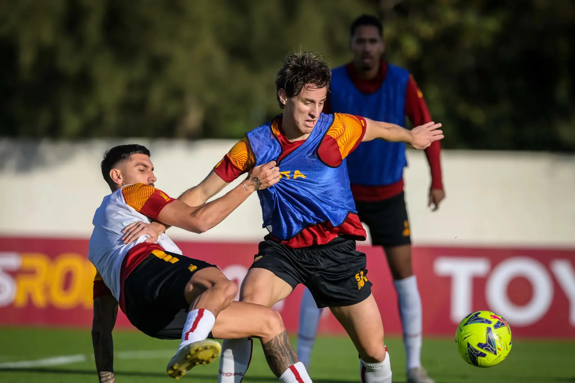 bove e pellegrini allenamento