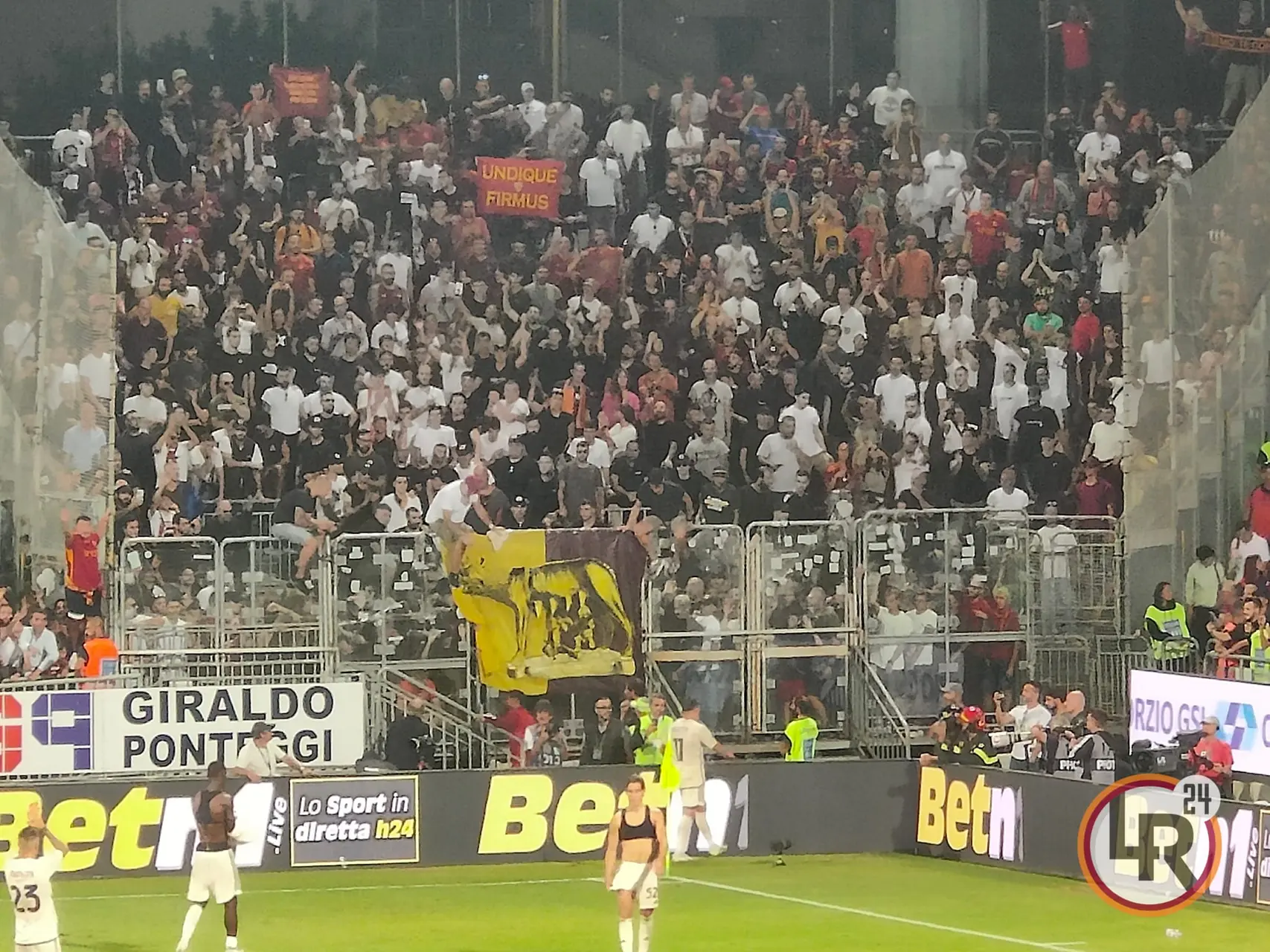 cagliari roma squadra e settore ospiti