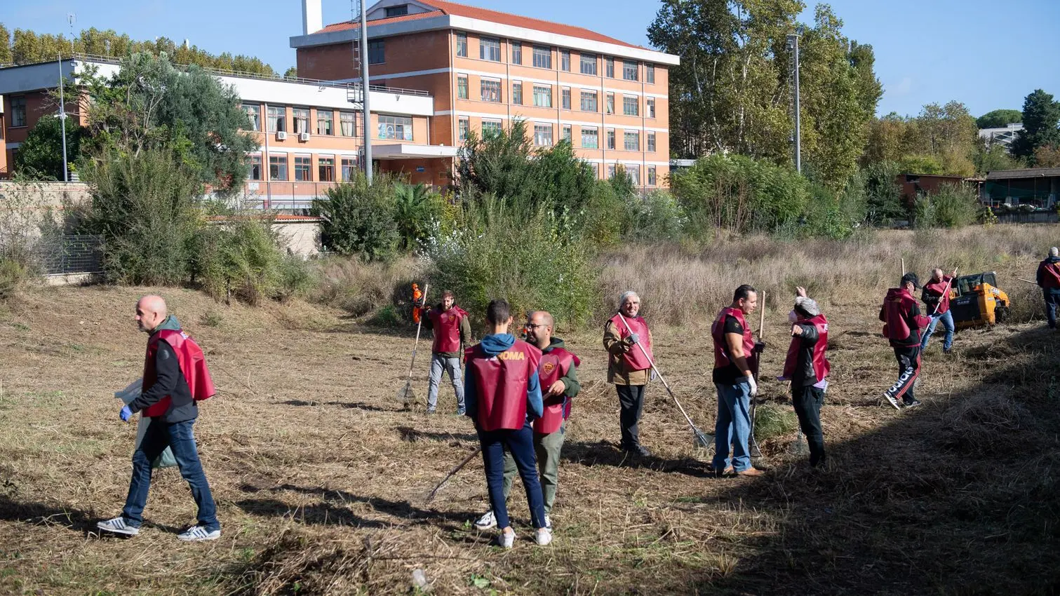 campo testaccio pulizia 1