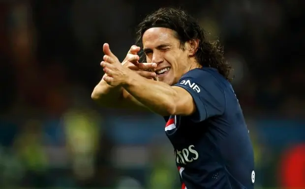 cavani esultanza 2015 psg