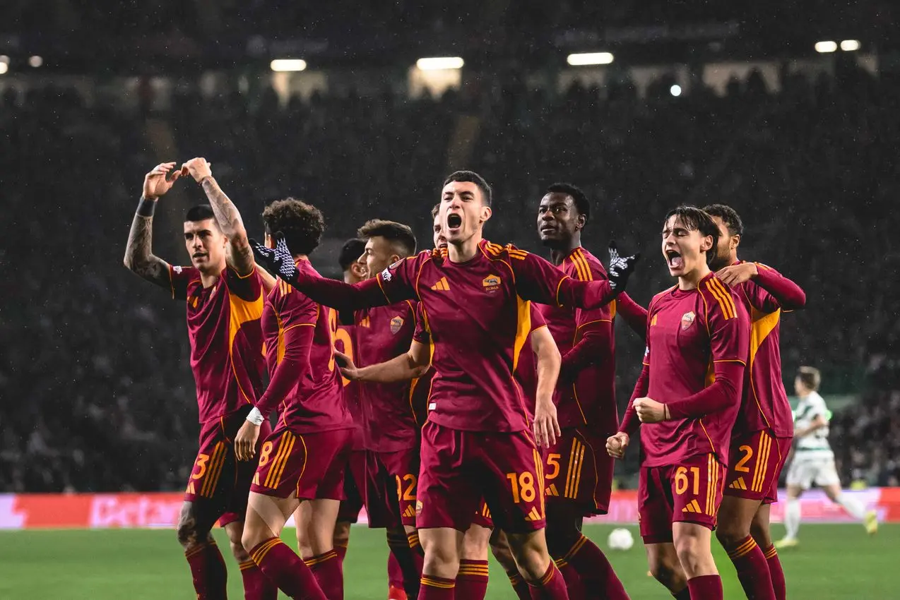 celtic roma soule esultanza squadra