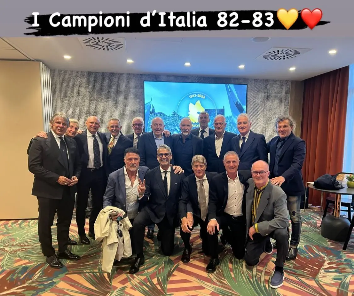 cena roma scudetto 82 83