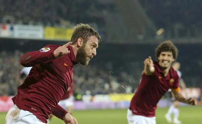 cesena roma de rossi ucan esultanza