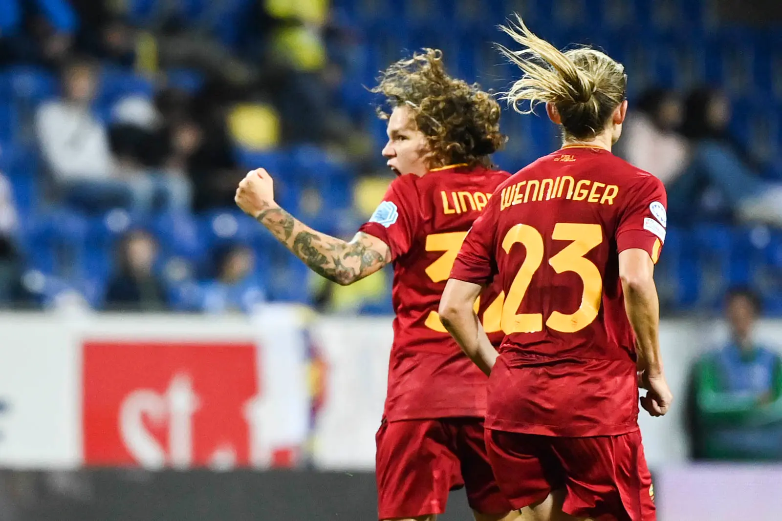 champions league femminile st polten roma linari wenninger