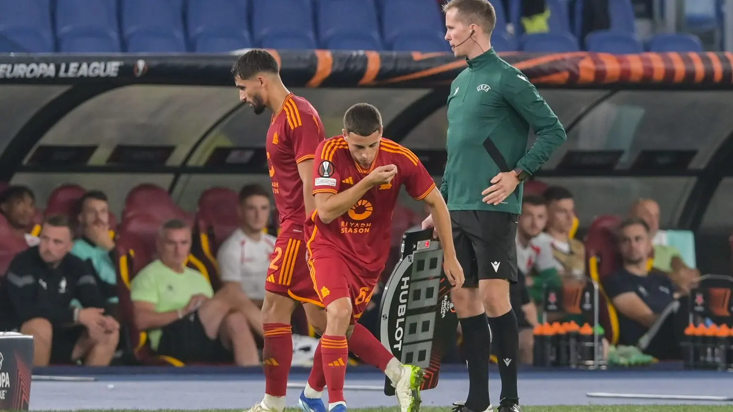cherubini esordio roma slavia