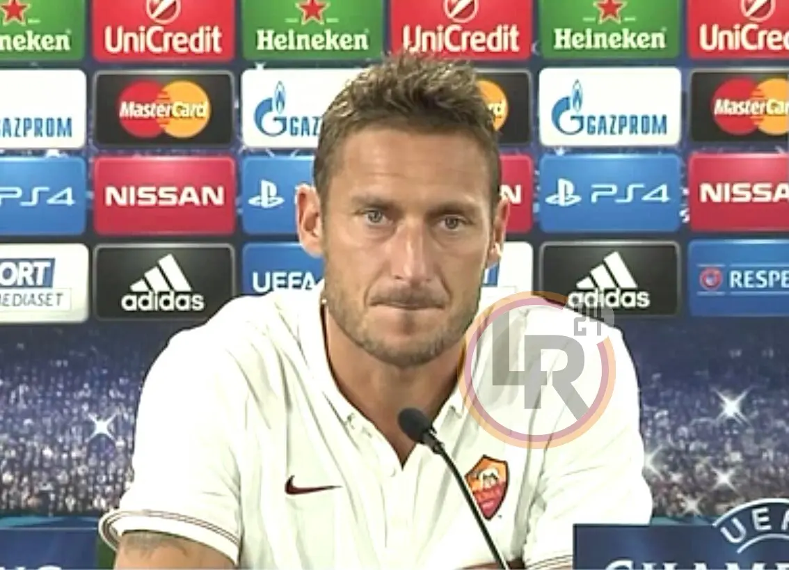 conferenza stampa totti cska lr24