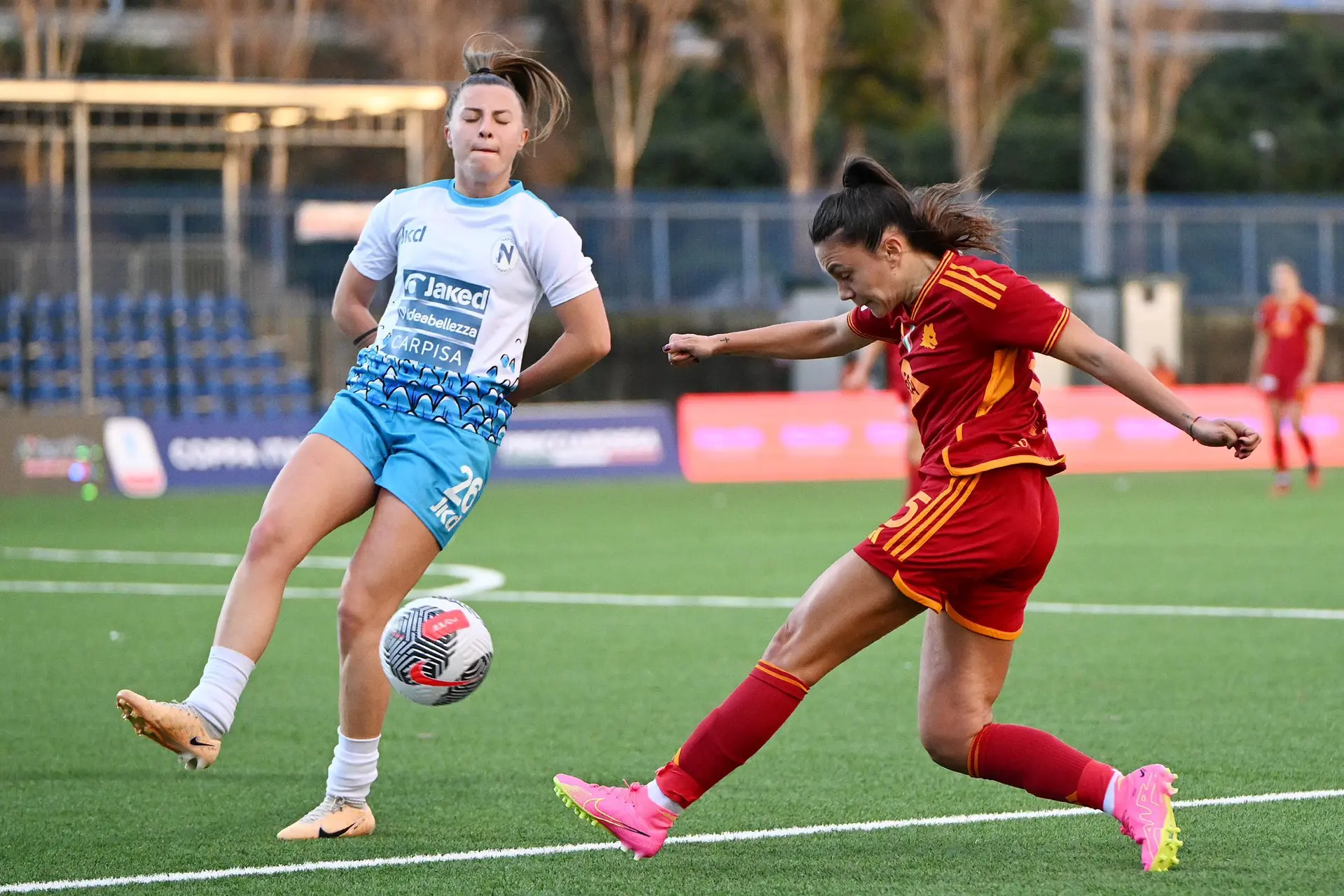 coppa italia femminile napoli roma serturini