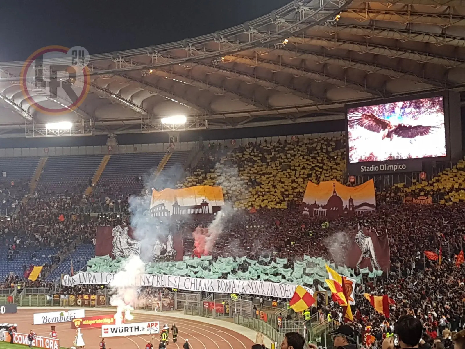 coreografia sud derby 3