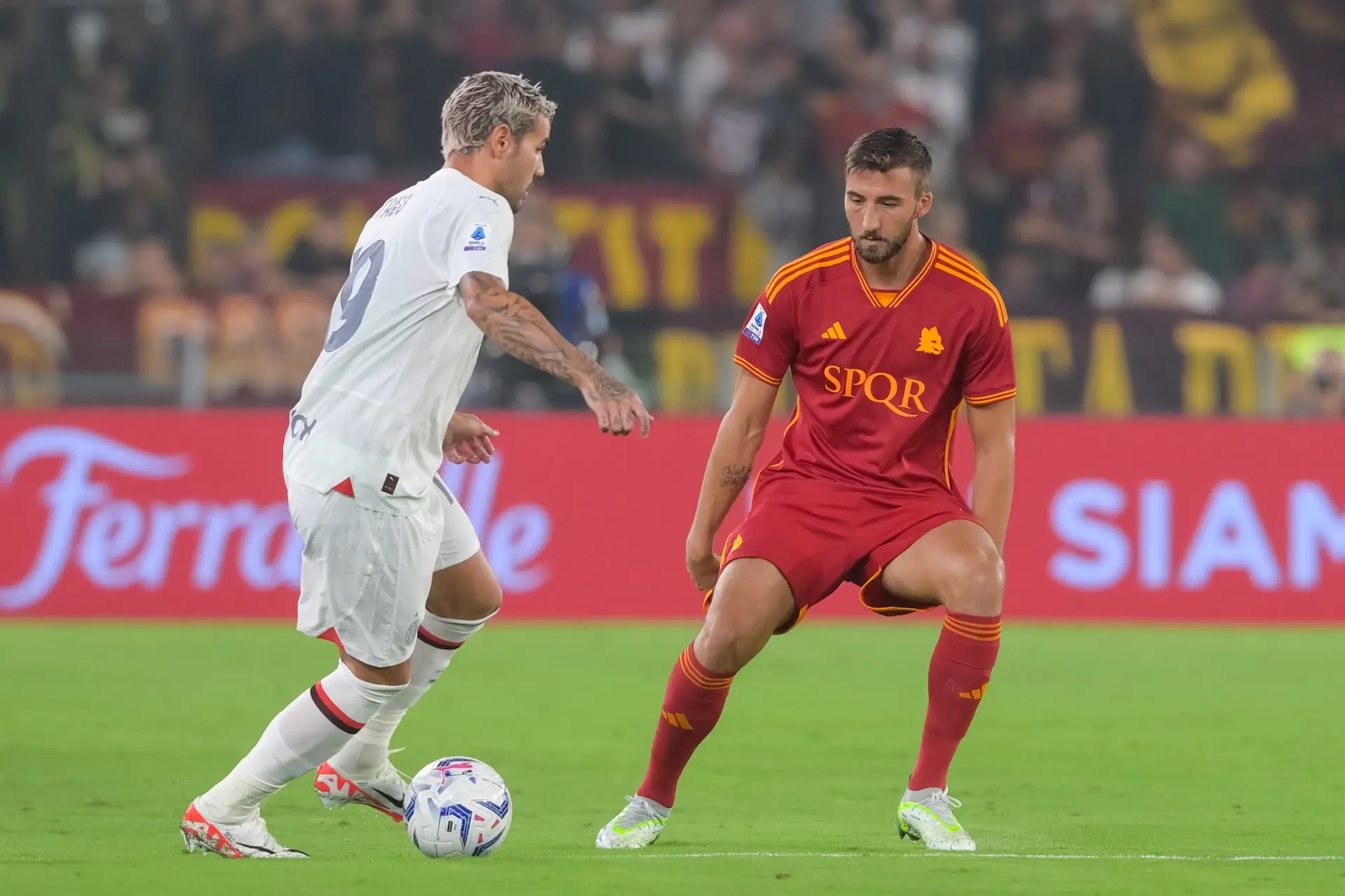 cristante e theo hernandenz roma milan