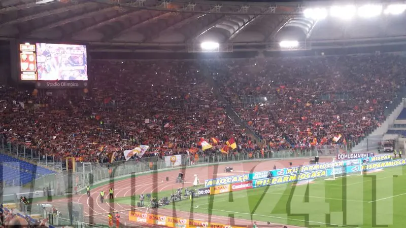 curva nord sciarpata roma chievo
