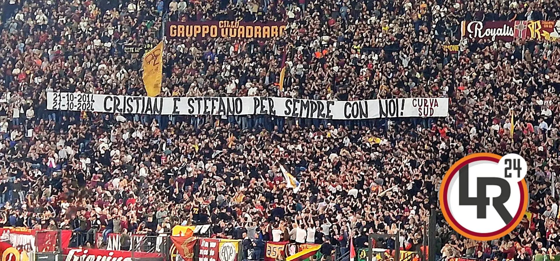 curva sud striscione