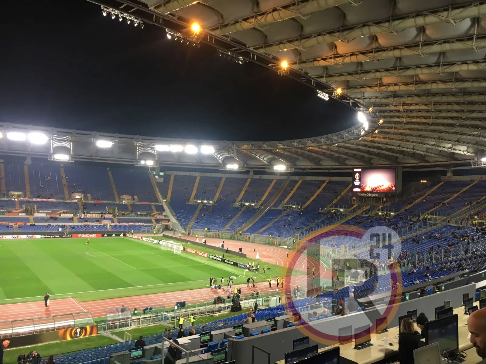 curva sud vuota