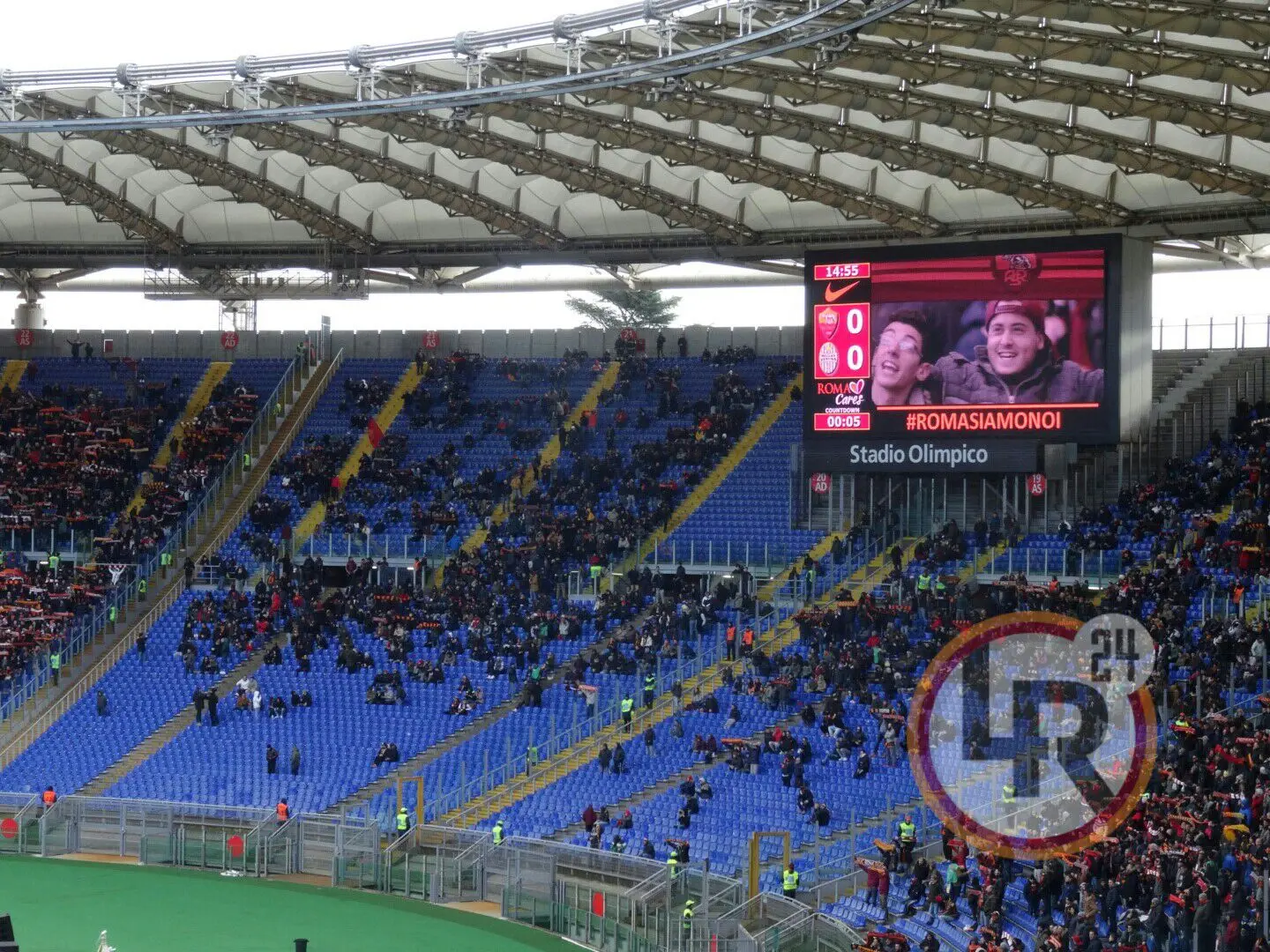 curva sud vuota