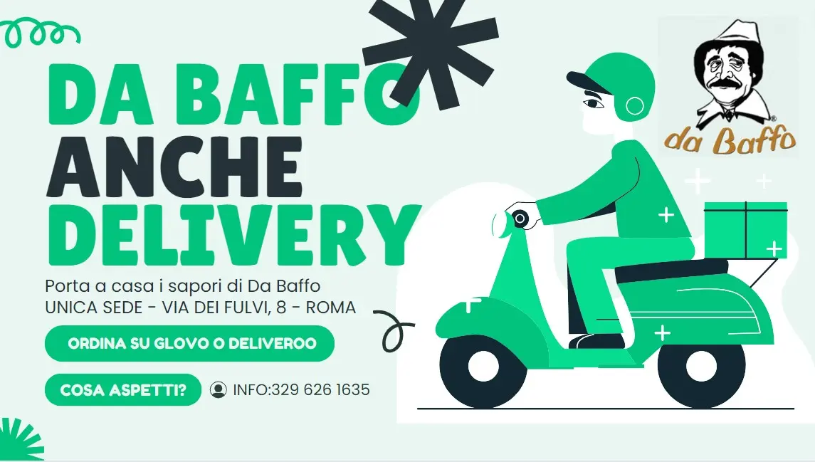 da baffo delivery glovo deliveroo