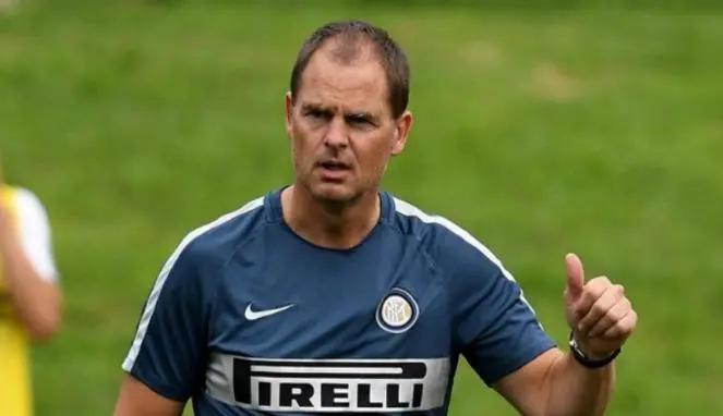 de boer allenamento inter