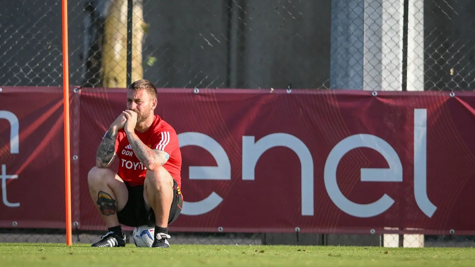 de rossi allenamento trigoria 1