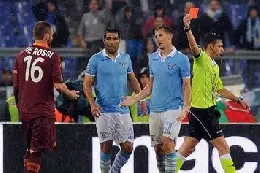 de rossi dias klose espulsione derby 1111121