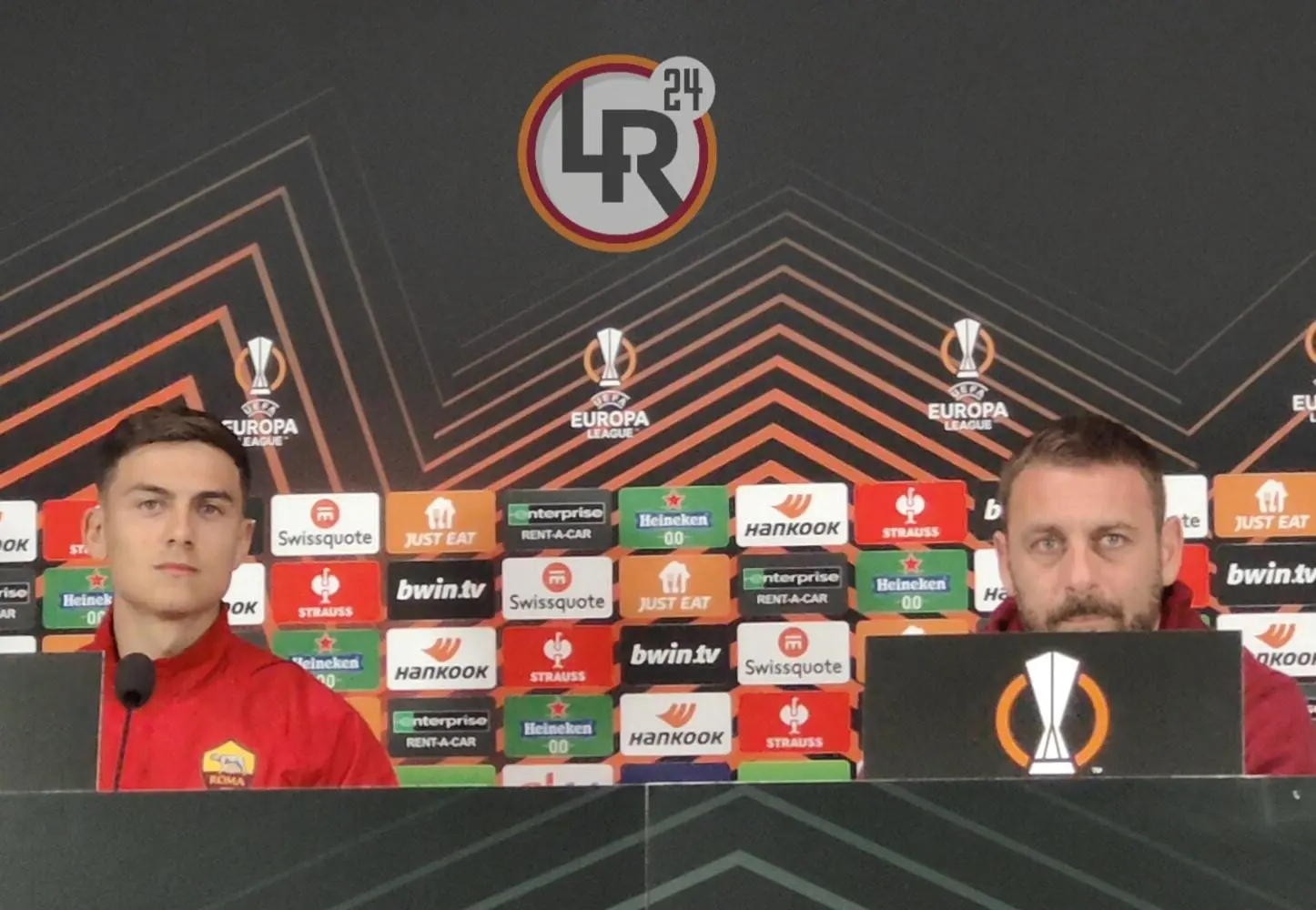 de rossi e dybala milan roma conf