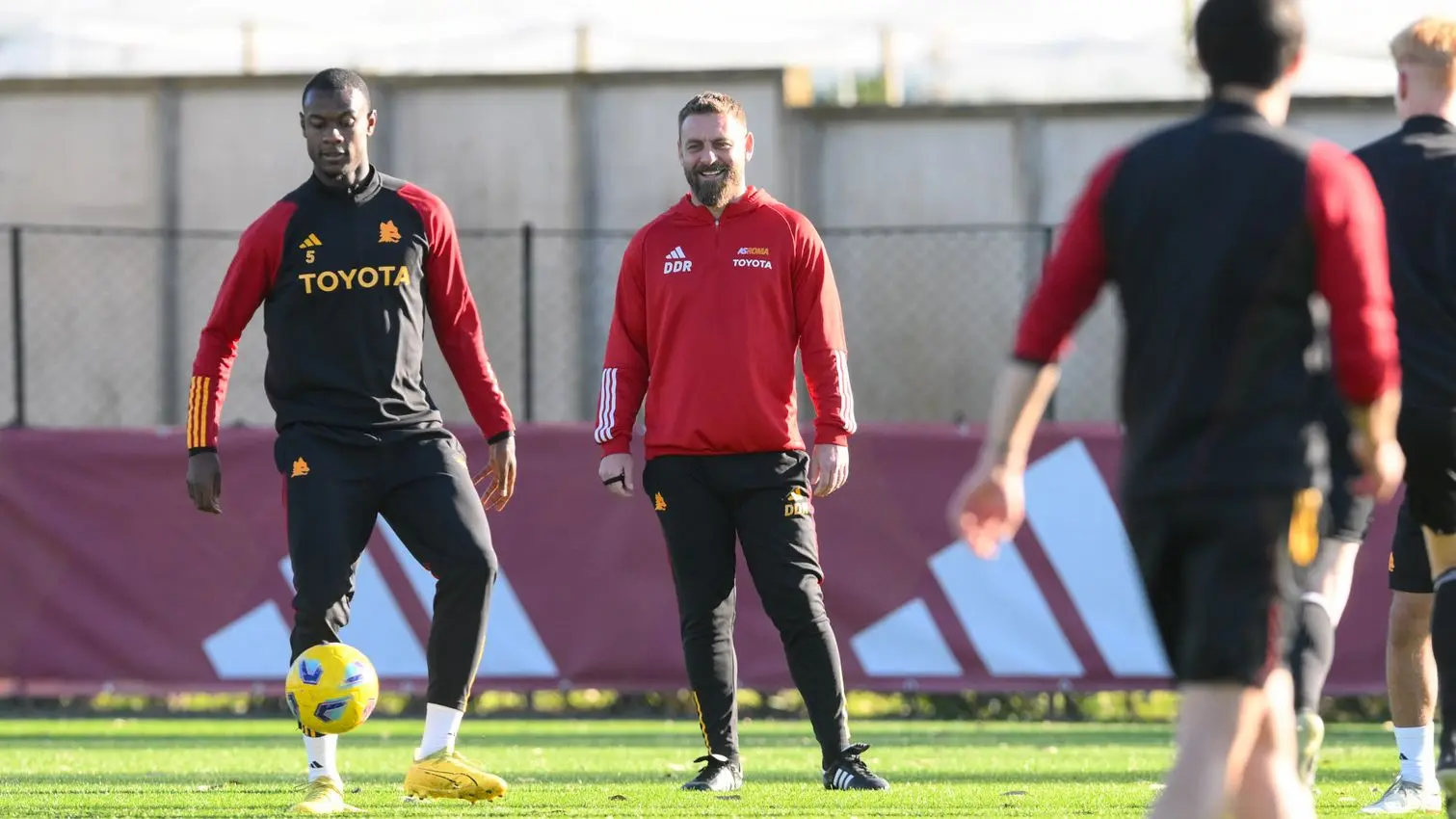 de rossi e ndicka trigoria