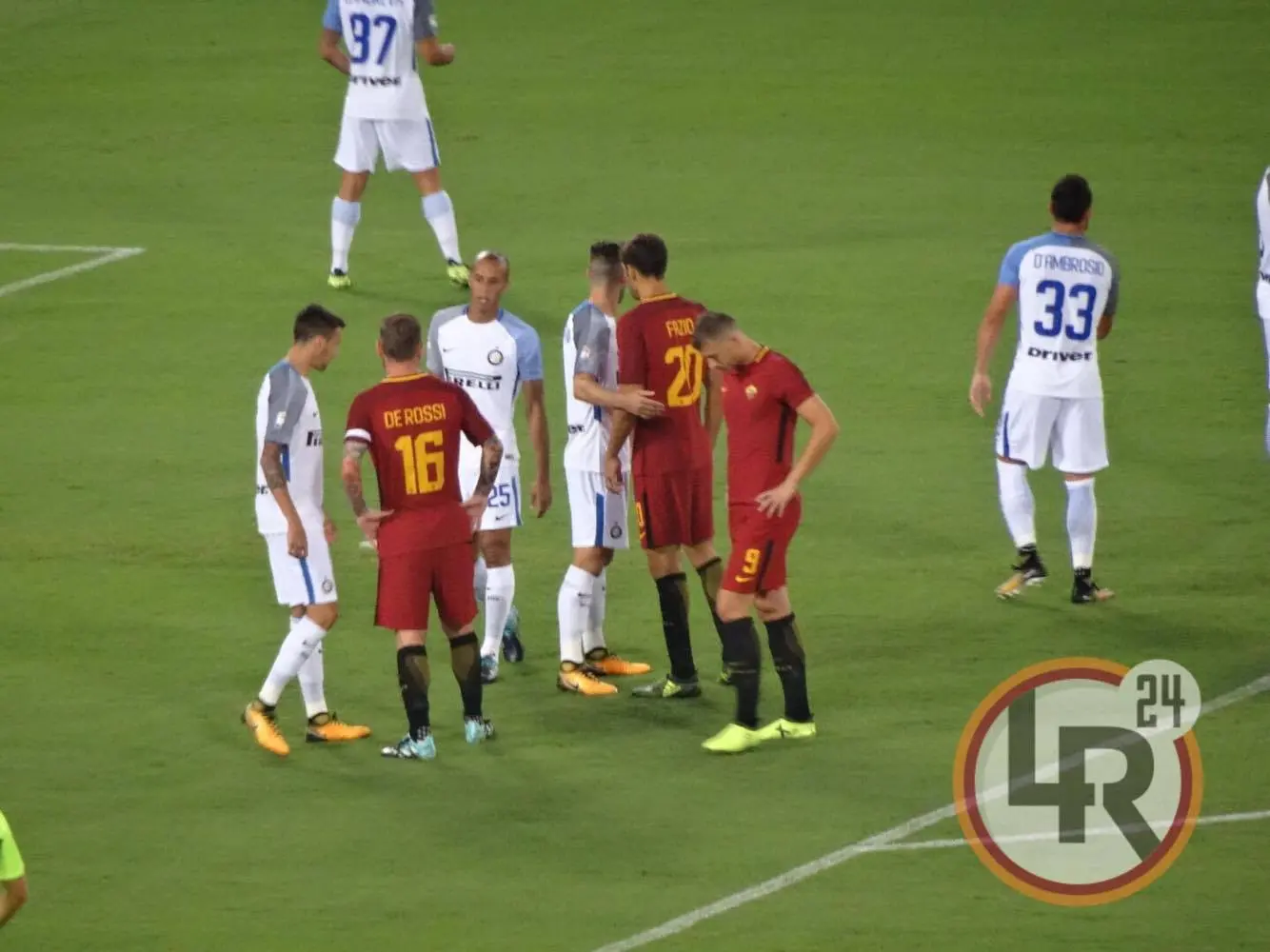 de rossi fazio dzeko roma inter