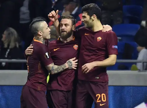 de rossi fazio nainggolan