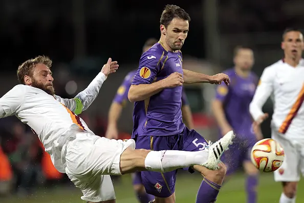 de rossi intervento europa league fiorentina roma 12032015