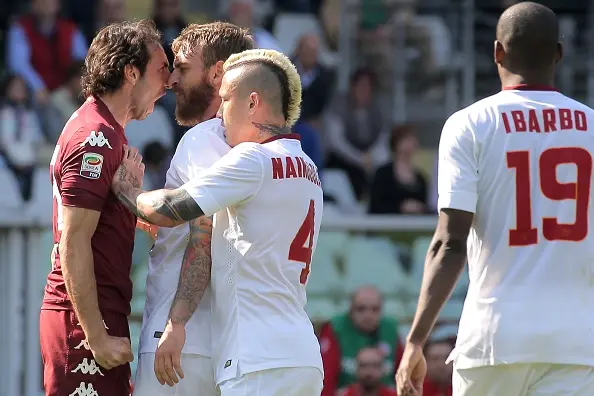 de rossi moretti testa a testa toro roma