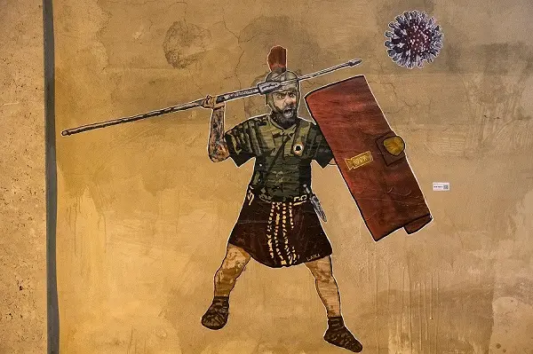 de rossi murales street artist laika