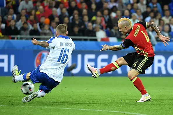 de rossi nainggolan belgio italia