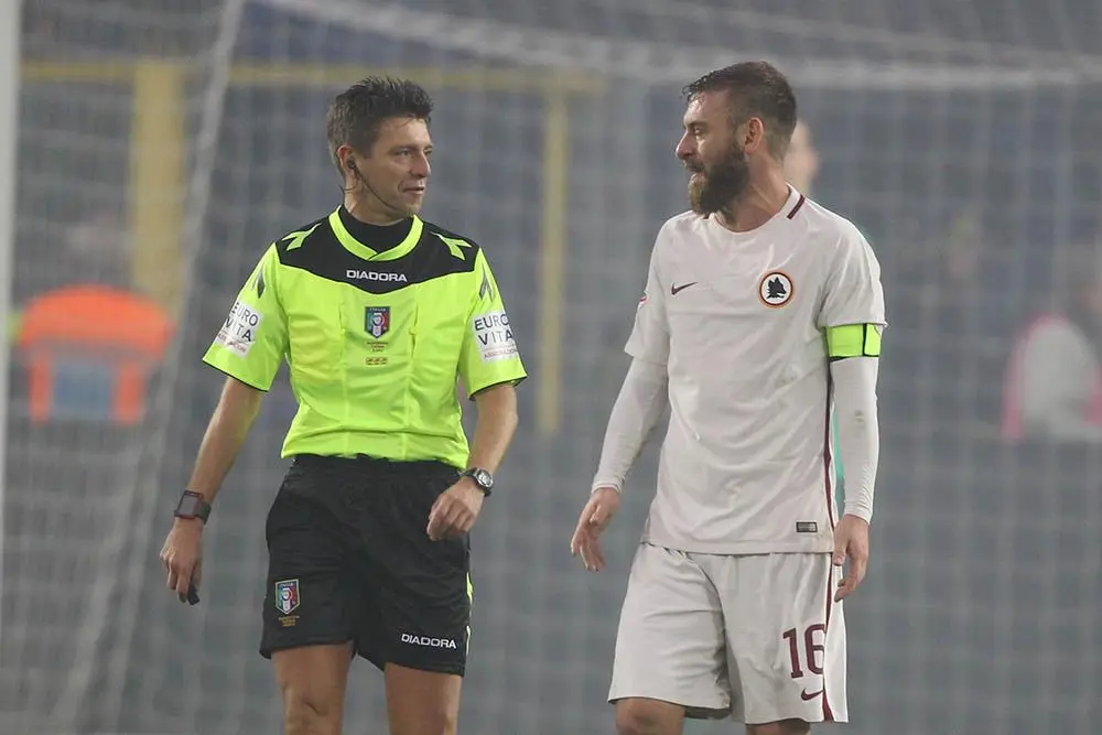 de rossi parla rocchi atalanta roma mancini