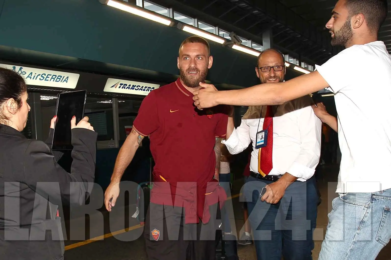 de rossi partenza usa 21072014 mancini