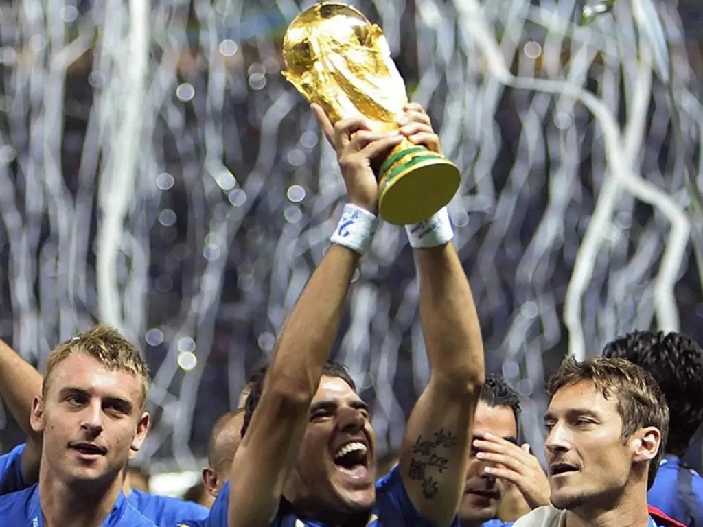 de rossi perrotta totti mondiale 2006 italia