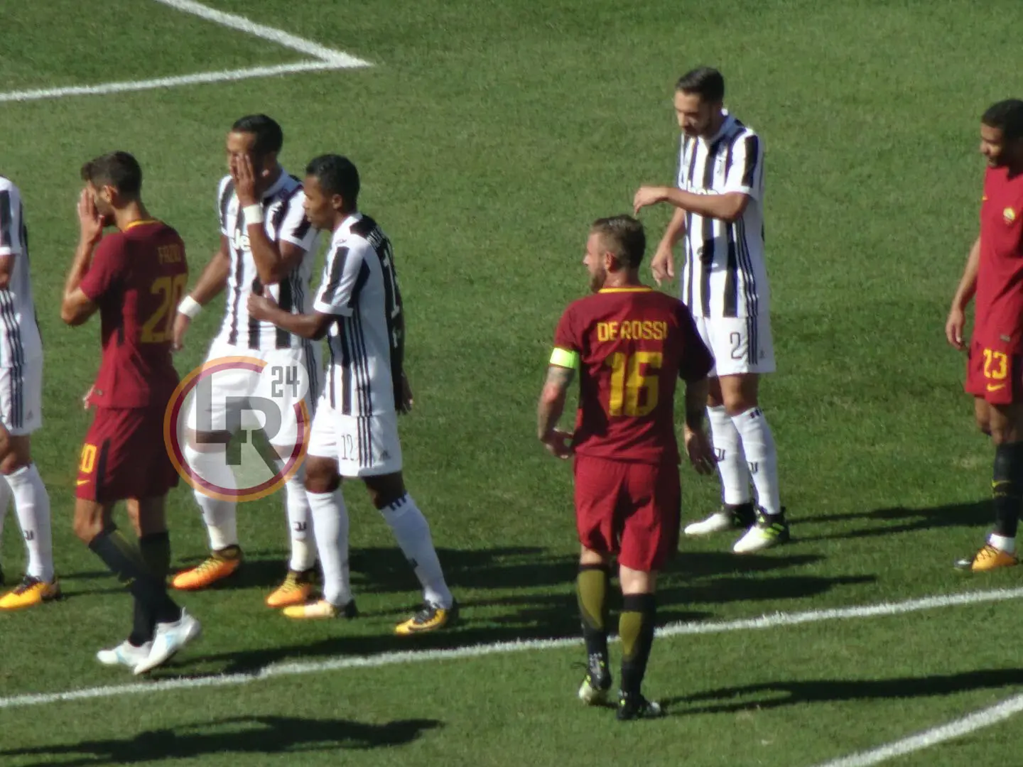 de rossi roma juve azione icc2017