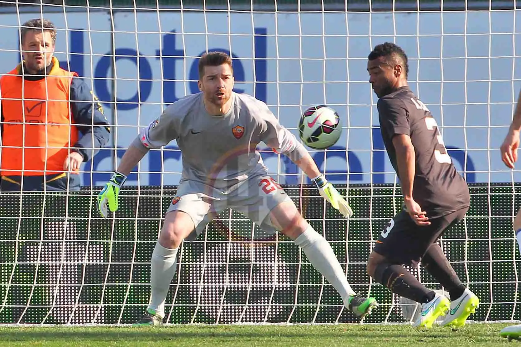 de sanctis cole chievo roma 080315 mancini